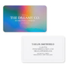 Holographic Vintage Business Card