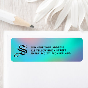 Holographic Wonderland   Monogram Return Address
