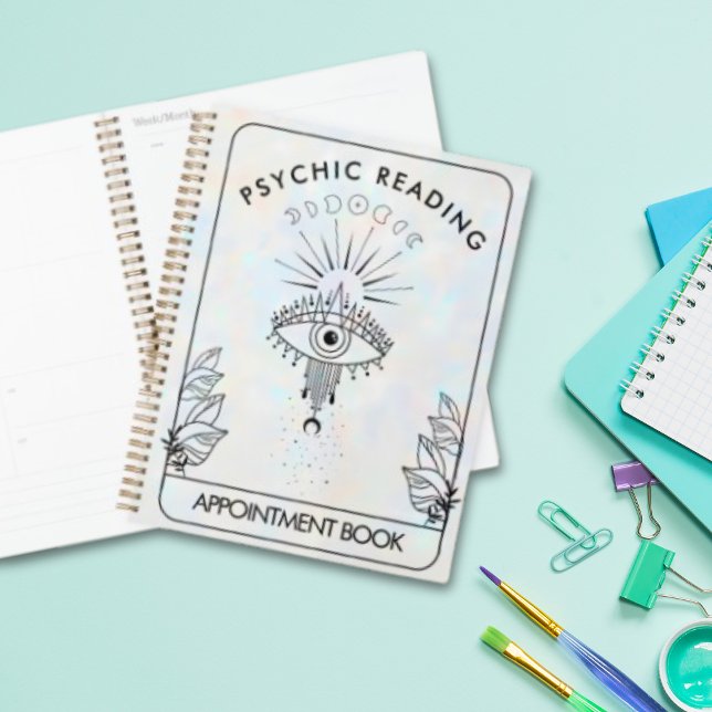 Holographie du Tarot céleste oculaire mystique (Mystical Evil Eye Celestial Tarot Holographic Planner)