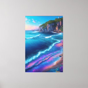 Holographique mer toile étirée Imprimer