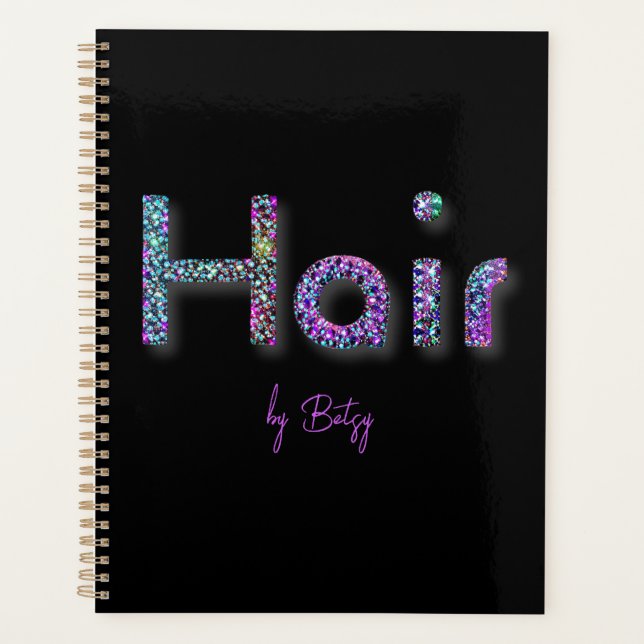 Holographique Parties scintillant Hair Styliste de (Devant)