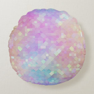 holosparkle mosaic : round pillow
