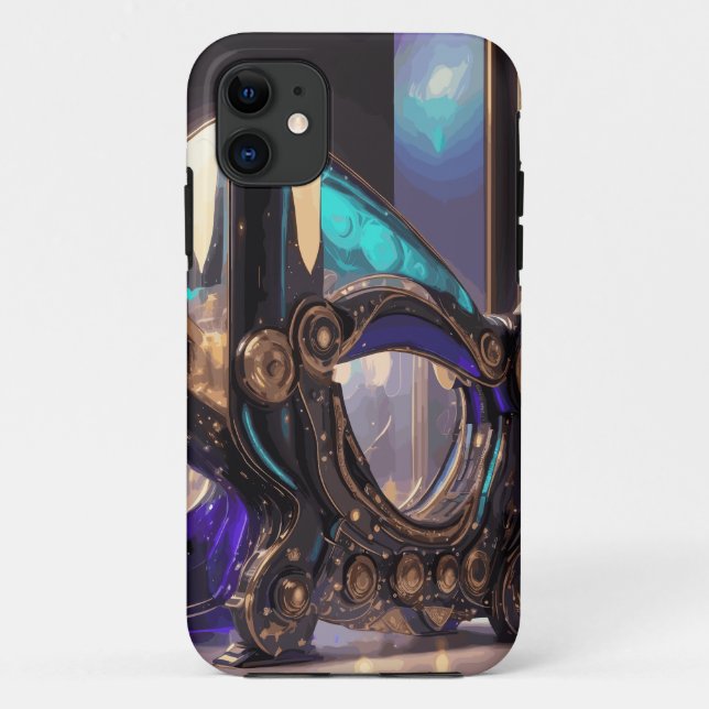 HoloSpectra  Futuristic Holographic Illusion Art  Case-Mate iPhone Case (Back)