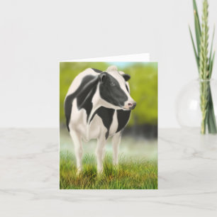 Holstein Cow Card