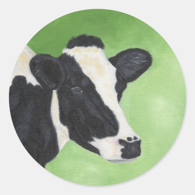 Holstein cow sticker (Front)