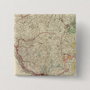 Holstein, Germany 2 Inch Square Button