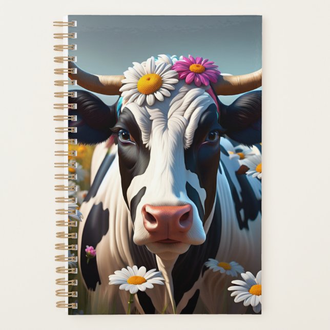 Holstein in a Daisy Field Planner (Front)