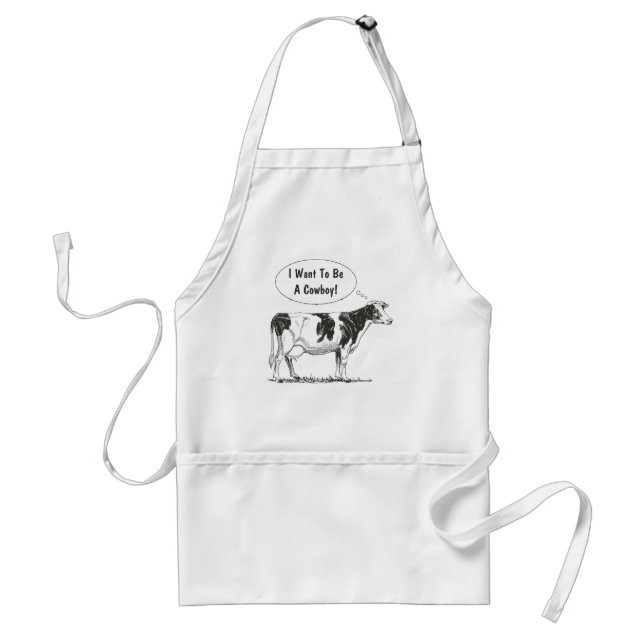 Holstein Thought Cow Customize It Standard Apron (Front)