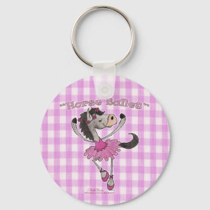 Holsteiner Horse Ballet Keychain