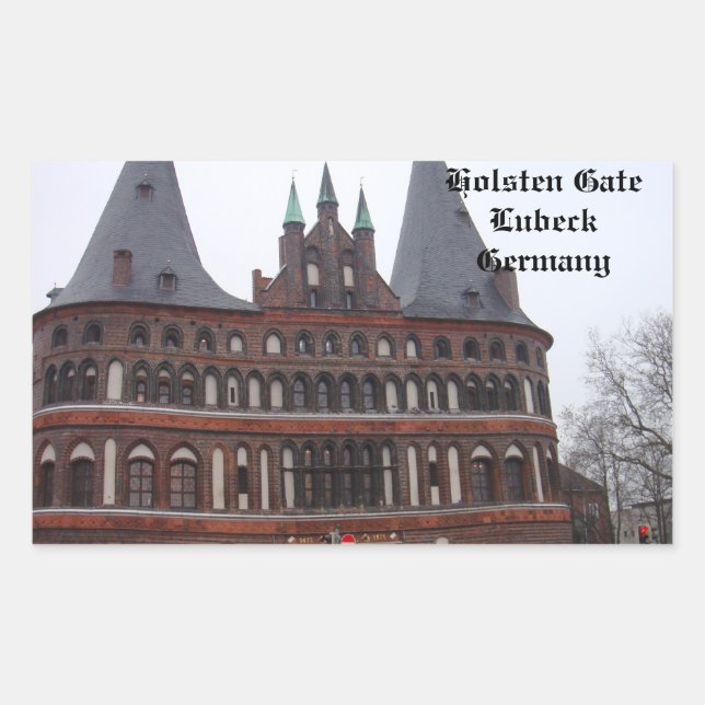 Holsten Gate -  Lubeck Germany Sticker (Front)