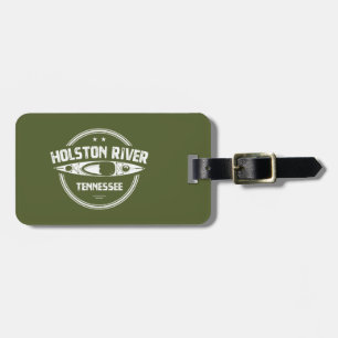 Holston River Tennessee Kayaking Luggage Tag
