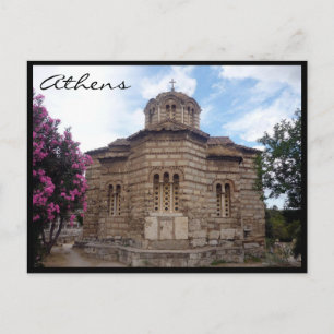 holy apostles athens postcard