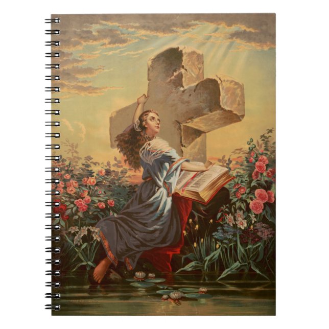 Holy Bible and Cross Notebook (Front)