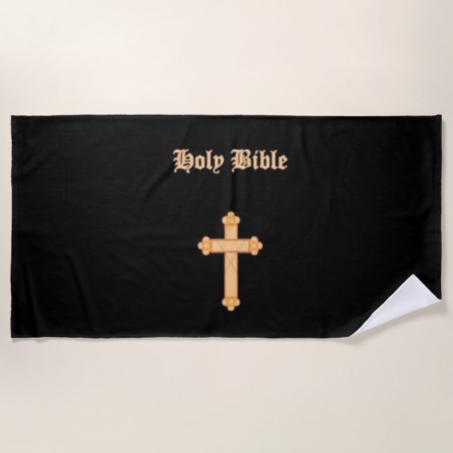 HOLY BIBLE BEACH TOWEL (Front)