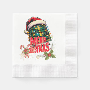 Holy Bible Christian Religious Christmas Hat Xmas Napkin