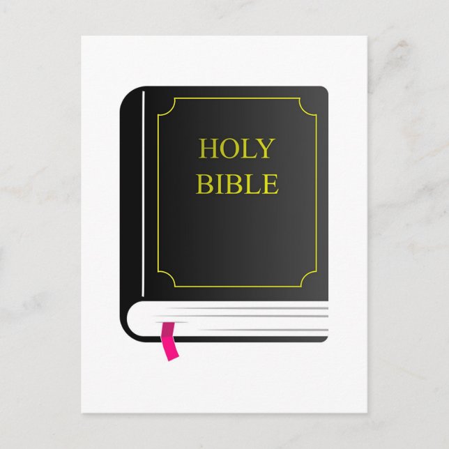 Holy Bible Postcard (Front)