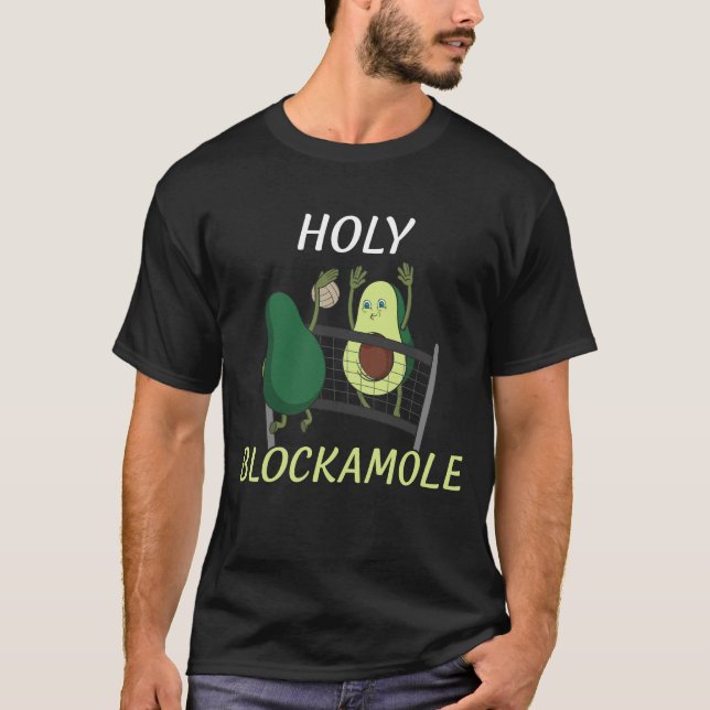 Holy Blockamole Design for a Avocado Lover T-Shirt (Front)