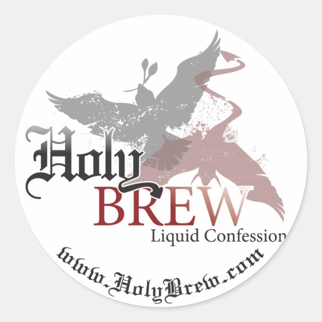 Holy Brew Sticker (Front)