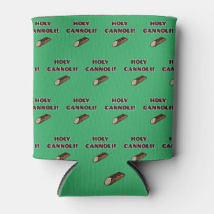 Holy Cannoli Funny Food Italian Can Cooler