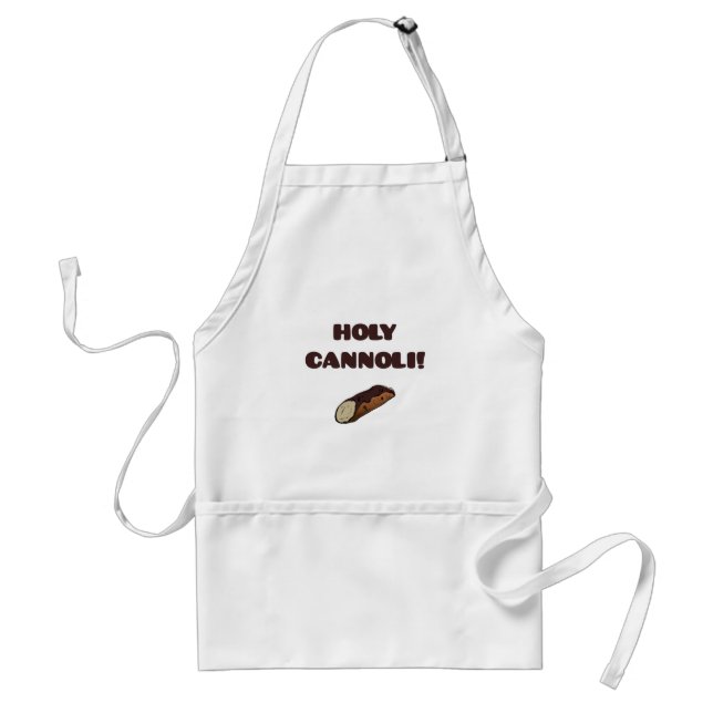 Holy Cannoli Funny Italian Apron (Front)