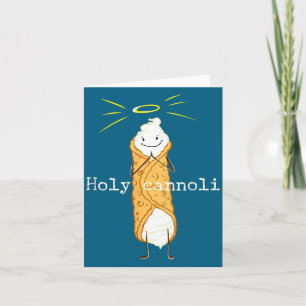 Holy Cannoli Funny Quote Italian American Gift Sic Card