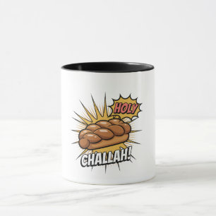 Holy Challah Funny Jewish Hanukkah Jew Mug