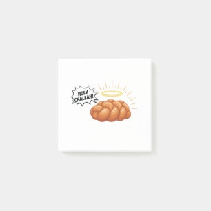Holy Challah Hanukkah Jewish Jew Bread  Post-it Notes