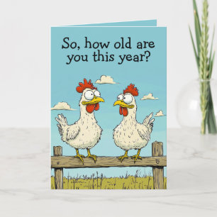 Holy Cluck Birthday Card
