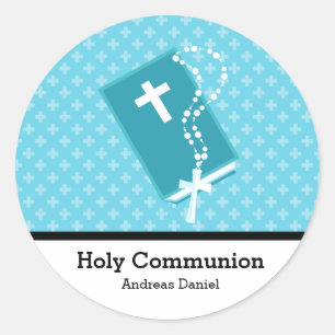 Holy Communion Classic Round Sticker