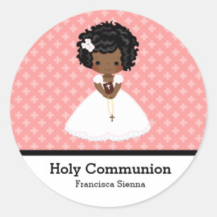 Holy Communion Classic Round Sticker