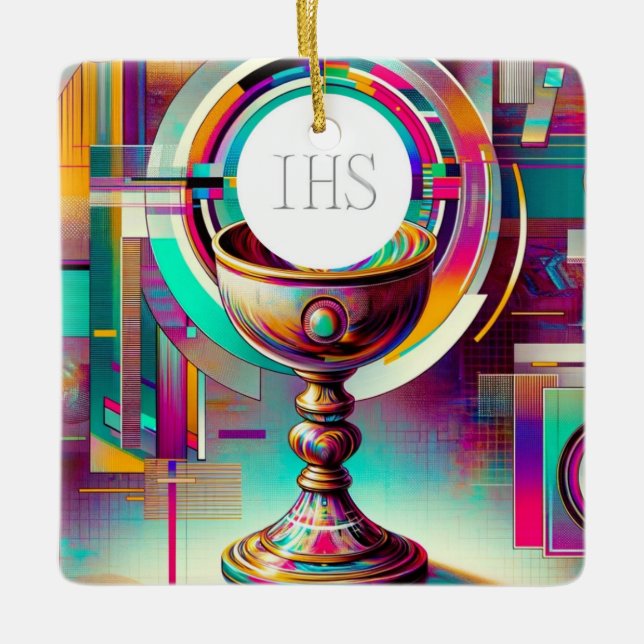 Holy Communion Host and Chalice Ornament (Front)