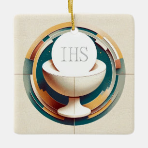 Holy Communion Host and Chalice Ornament
