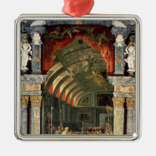 Holy Communion of Charles II Metal Ornament
