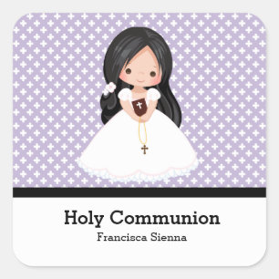 Holy Communion Square Sticker