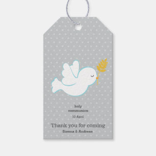 Holy Communion Thank You * Choose background colou Gift Tags