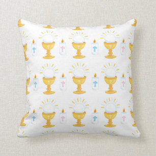 Holy Communion Throw Pillow