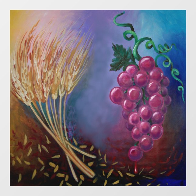 Holy Communion Window Cling (Sheet)