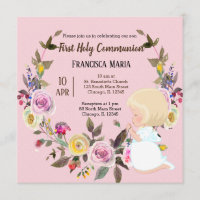 Holy Communion wreath * choose background colour
