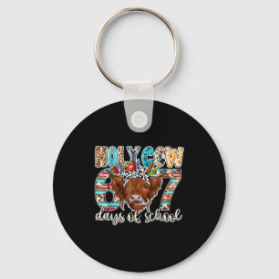 Holy Cow 67 Days Of School Teacher Six Seven Meme Keychain
