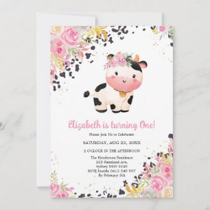 Holy Cow Birthday Invitation