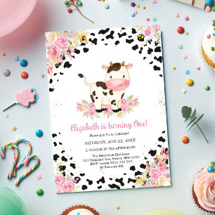 Holy Cow Birthday Invitation
