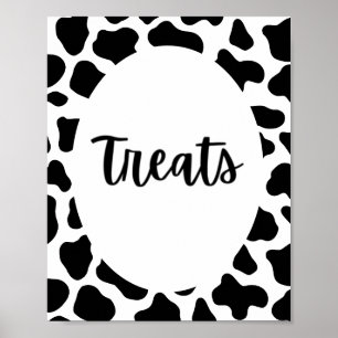 Holy Cow Birthday Party Treats Sign
