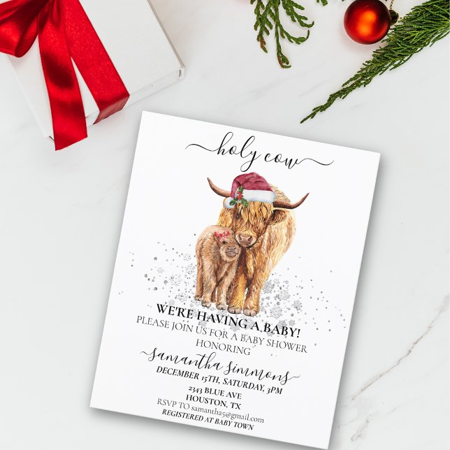Holy Cow Highland Budget Baby Shower Christmas (Creator Uploaded)