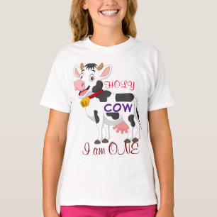 Holy Cow I am One kids T-Shirt