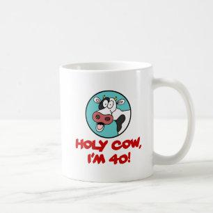 Holy Cow I'm 40 Funny Mug