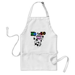 Holy Cow I'm 50 Tshirts and Gifts Standard Apron