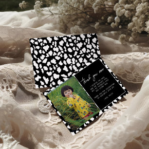 Holy Cow I'm One Cow Girl 1st Birthday Thank You Card