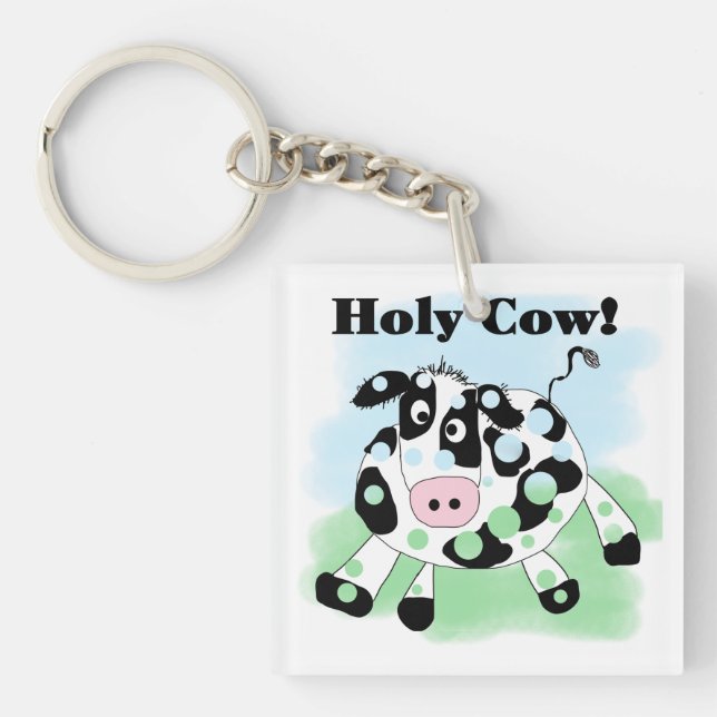 Holy Cow Keychain (Front)