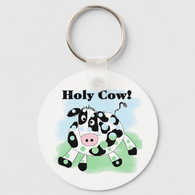 Holy Cow Keychain (Front)