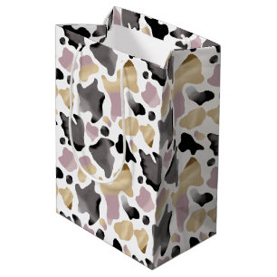 Holy Cow Moo Cow Pattern Print Gift Bag